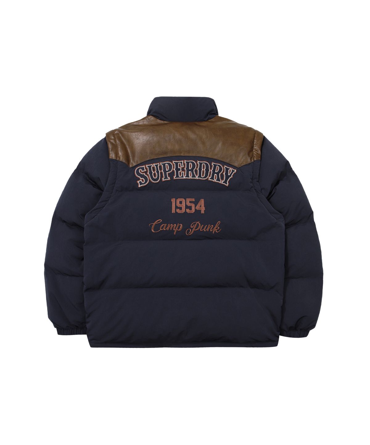 슈퍼드라이(SUPERDRY) 웨스턴 디터쳐블 덕 다운 패딩 네이비