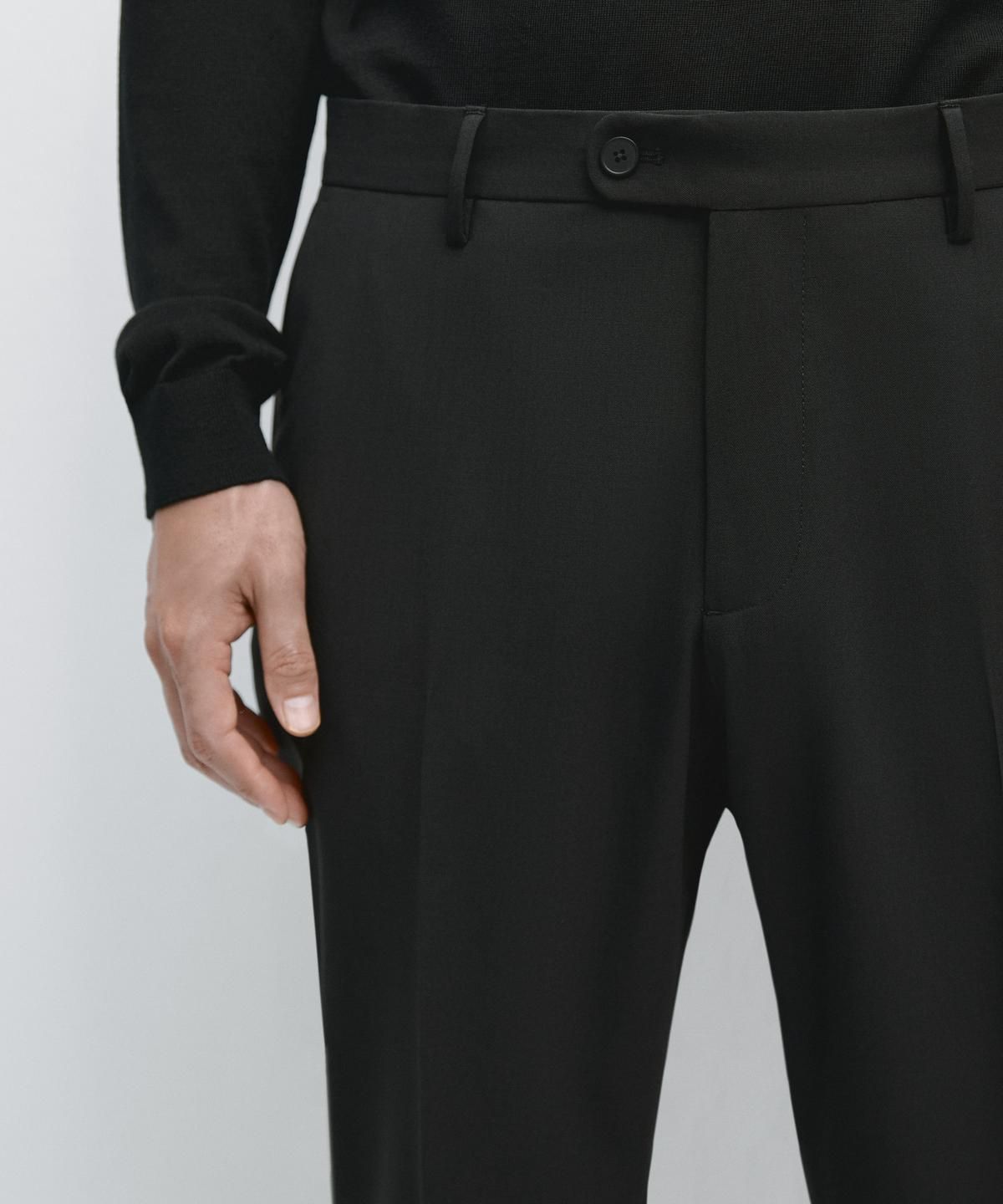 마시모두띠(MASSIMO DUTTI) 콜드 울 수트 팬츠