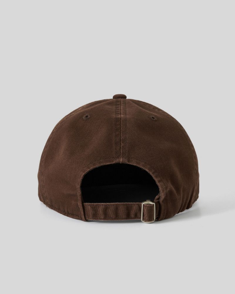 MUSINSA | HUMAN N CAT Pound Washed Flat Brim Cap [Brown]