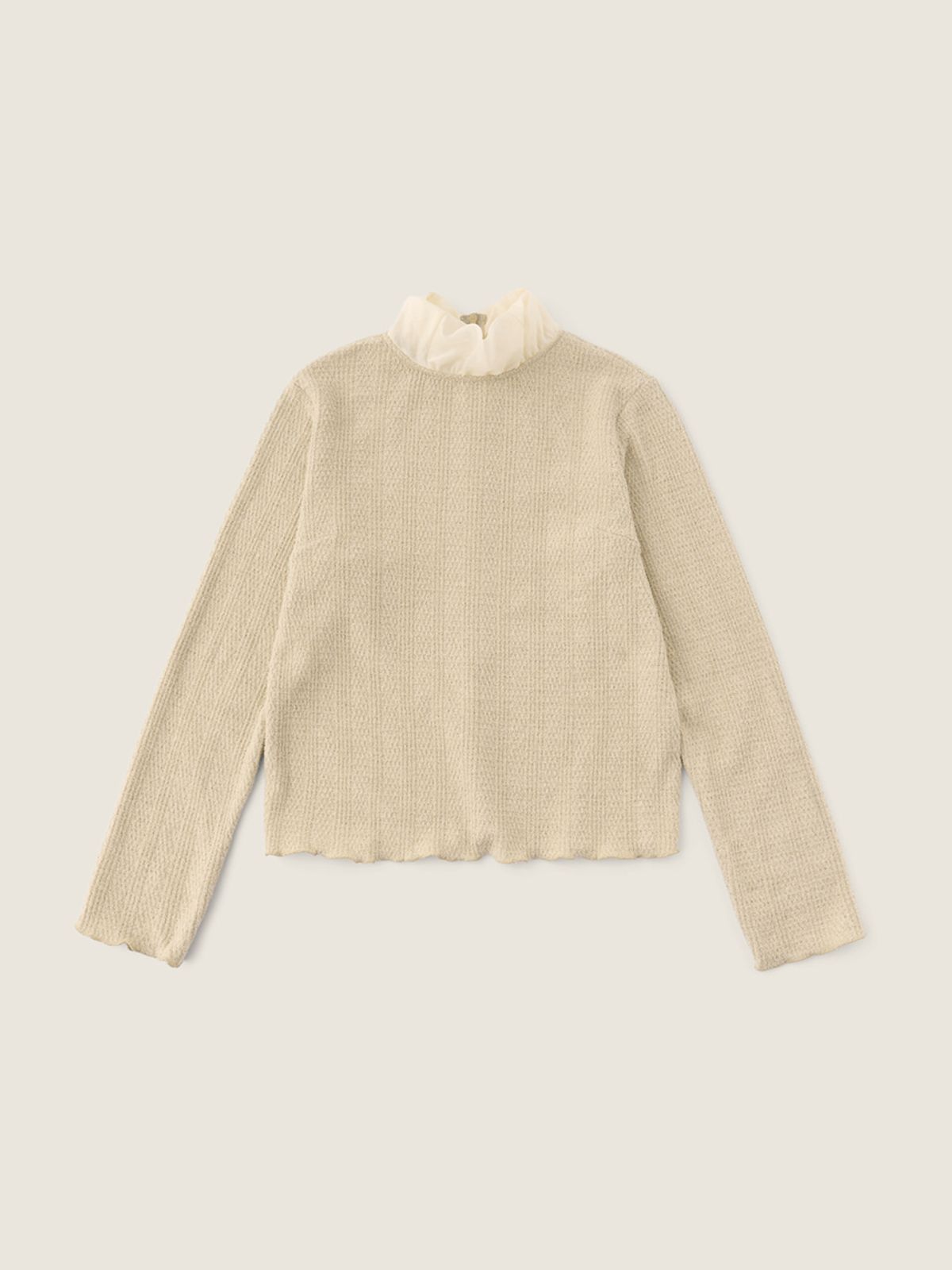 시엔느(SIENNE) Lily Organza Top (Beige)