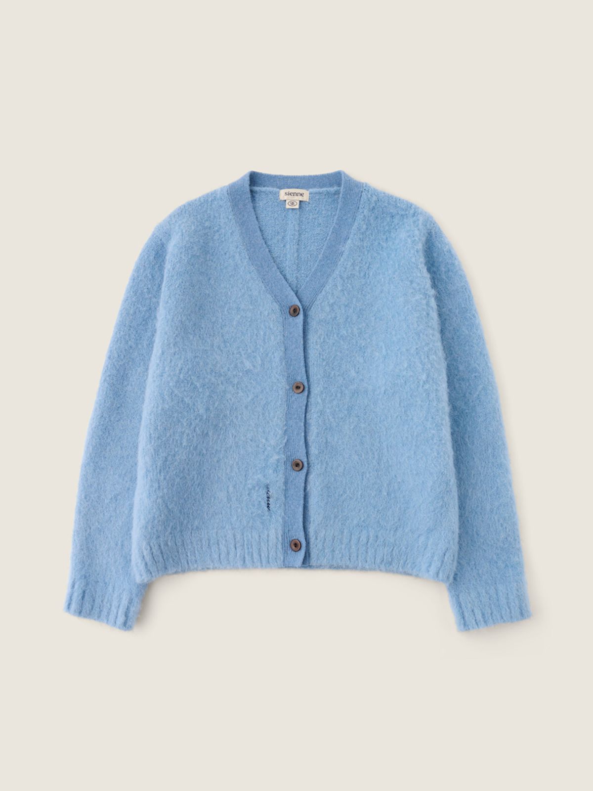 시엔느(SIENNE) Paul hairy Cardigan (Blue)