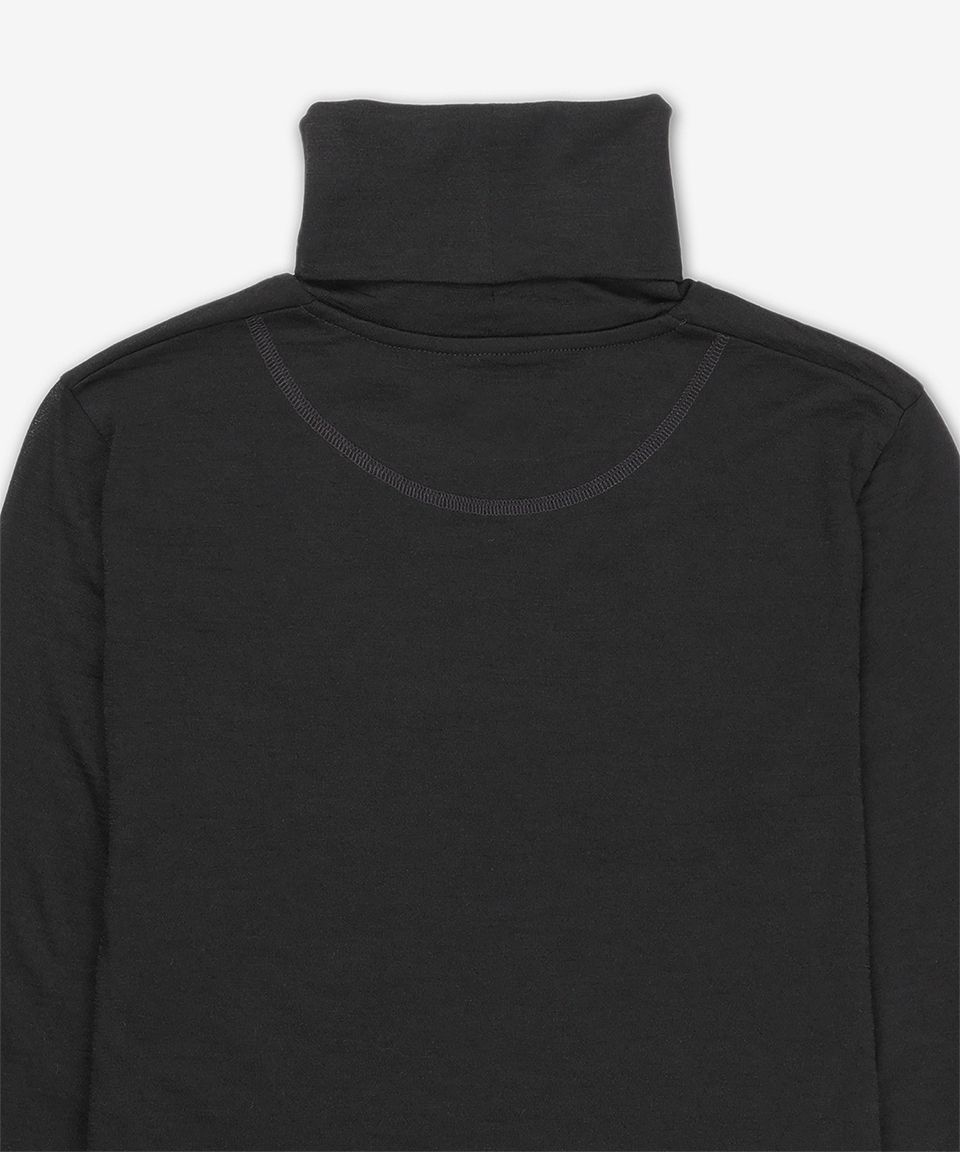 MUSINSA公式 | JIL SANDER ネックロゴハイネックニット - ブラック