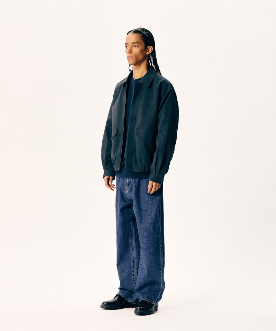 MUSINSA | ESPIONAGE Flight Bomber Jacket Ecru