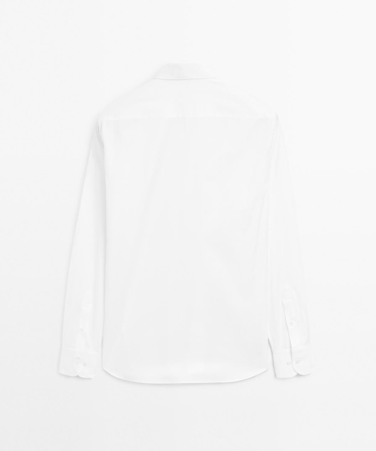 마시모두띠(MASSIMO DUTTI) 레귤러핏 100% 코튼 셔츠
