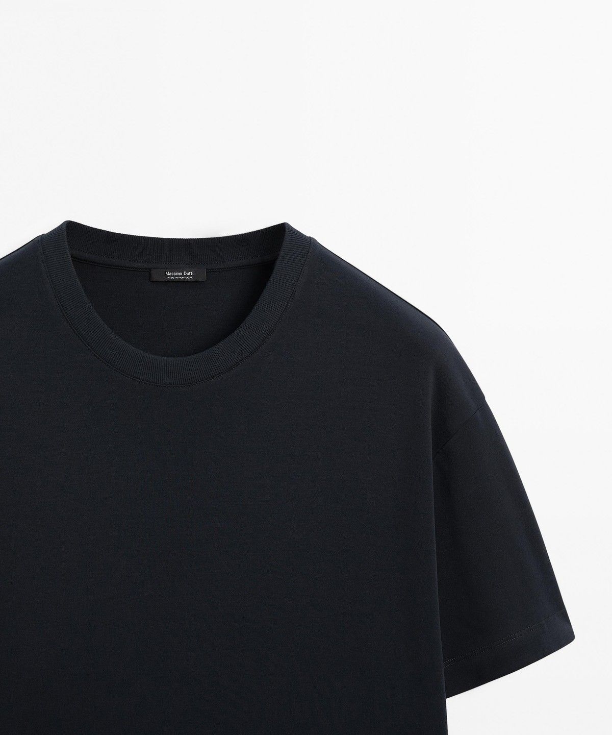 마시모두띠(MASSIMO DUTTI) 100% 코튼 반팔 티셔츠