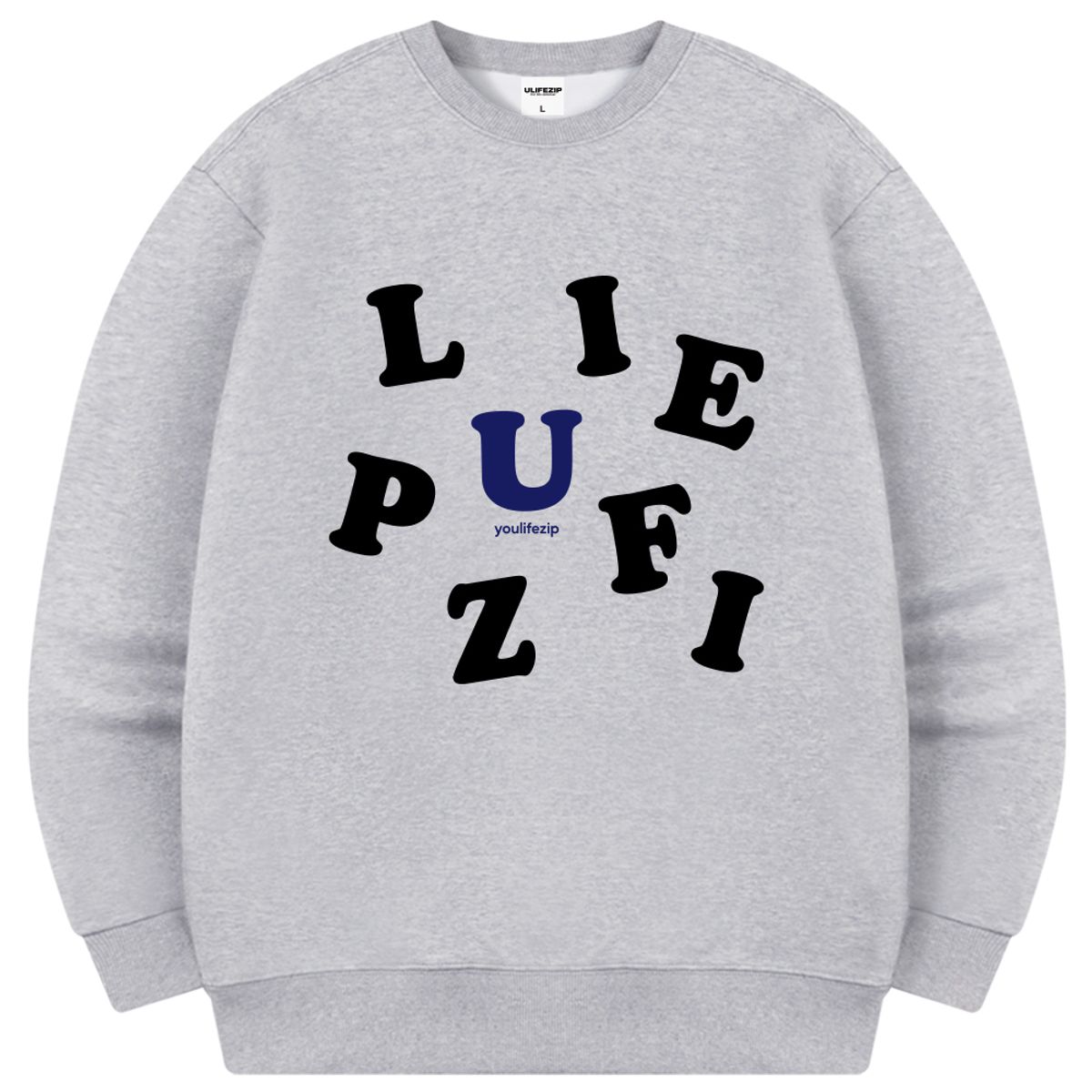 유라이프지(ULIFEZIP) 메스업 오버핏 맨투맨 6 Color [ULZM_5023]