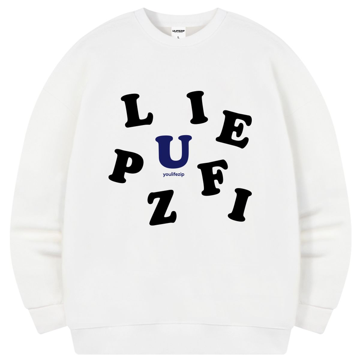 유라이프지(ULIFEZIP) 메스업 오버핏 맨투맨 6 Color [ULZM_5023]