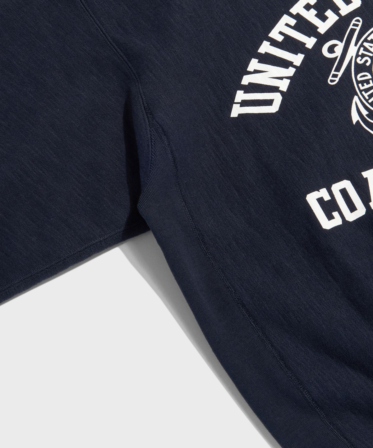 브론슨(BRONSON) 21 oz USCG Reverse Weave Sweatshirt Navy