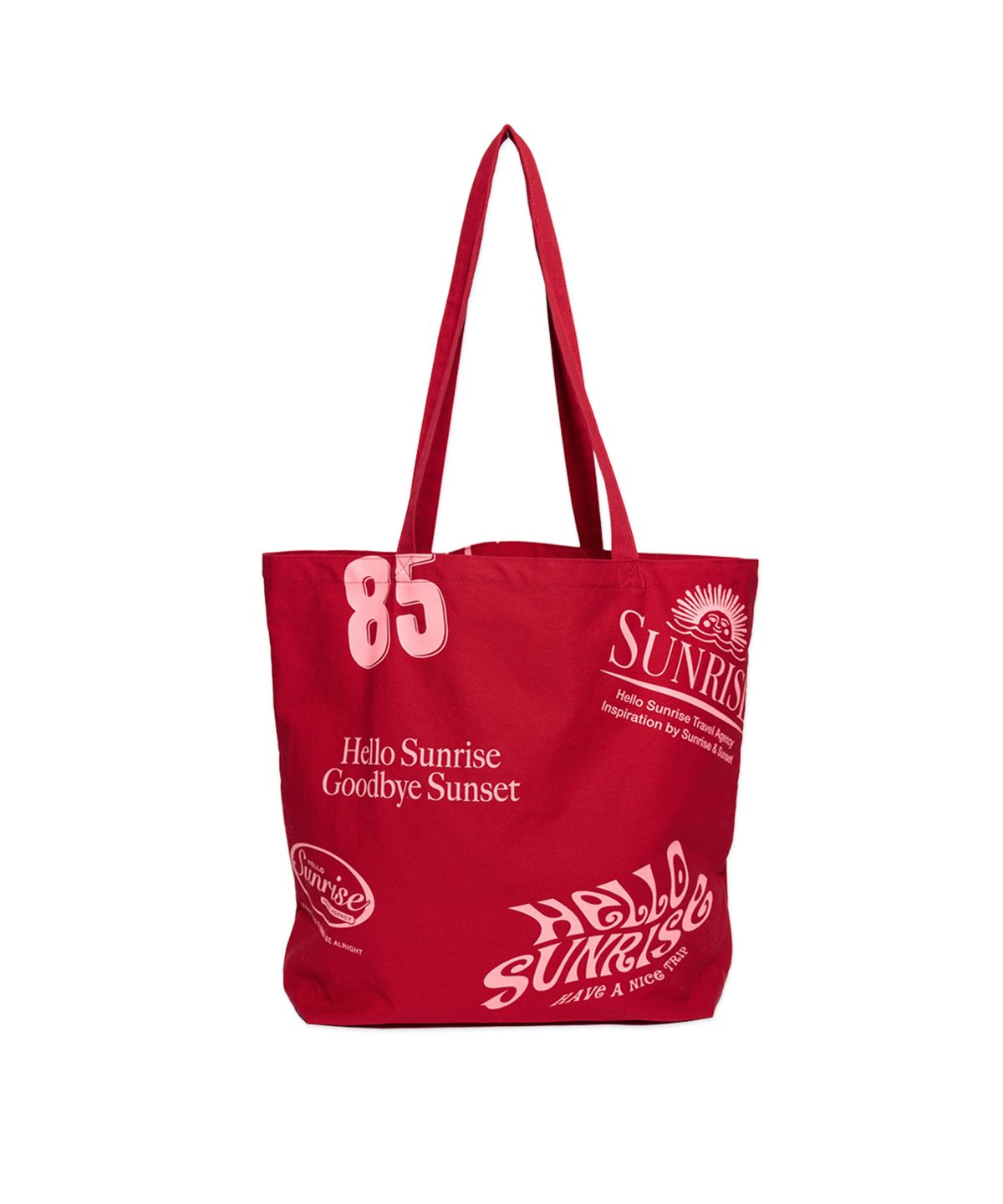 헬로 선라이즈(HELLO SUNRISE) HS Graphic Cotton Bag_Red
