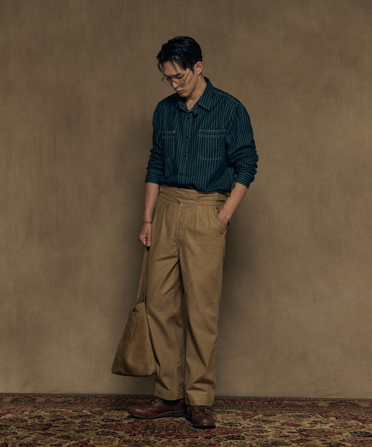 브론슨(BRONSON) 9 oz Wabash Vent Hole Work Shirt