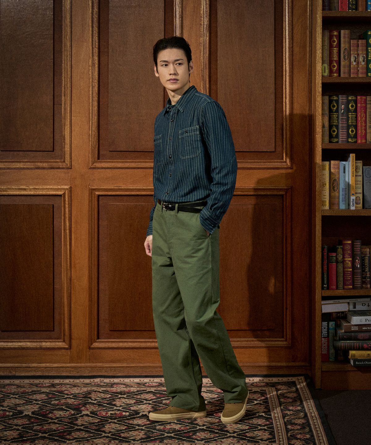 브론슨(BRONSON) 9 oz Wabash Vent Hole Work Shirt