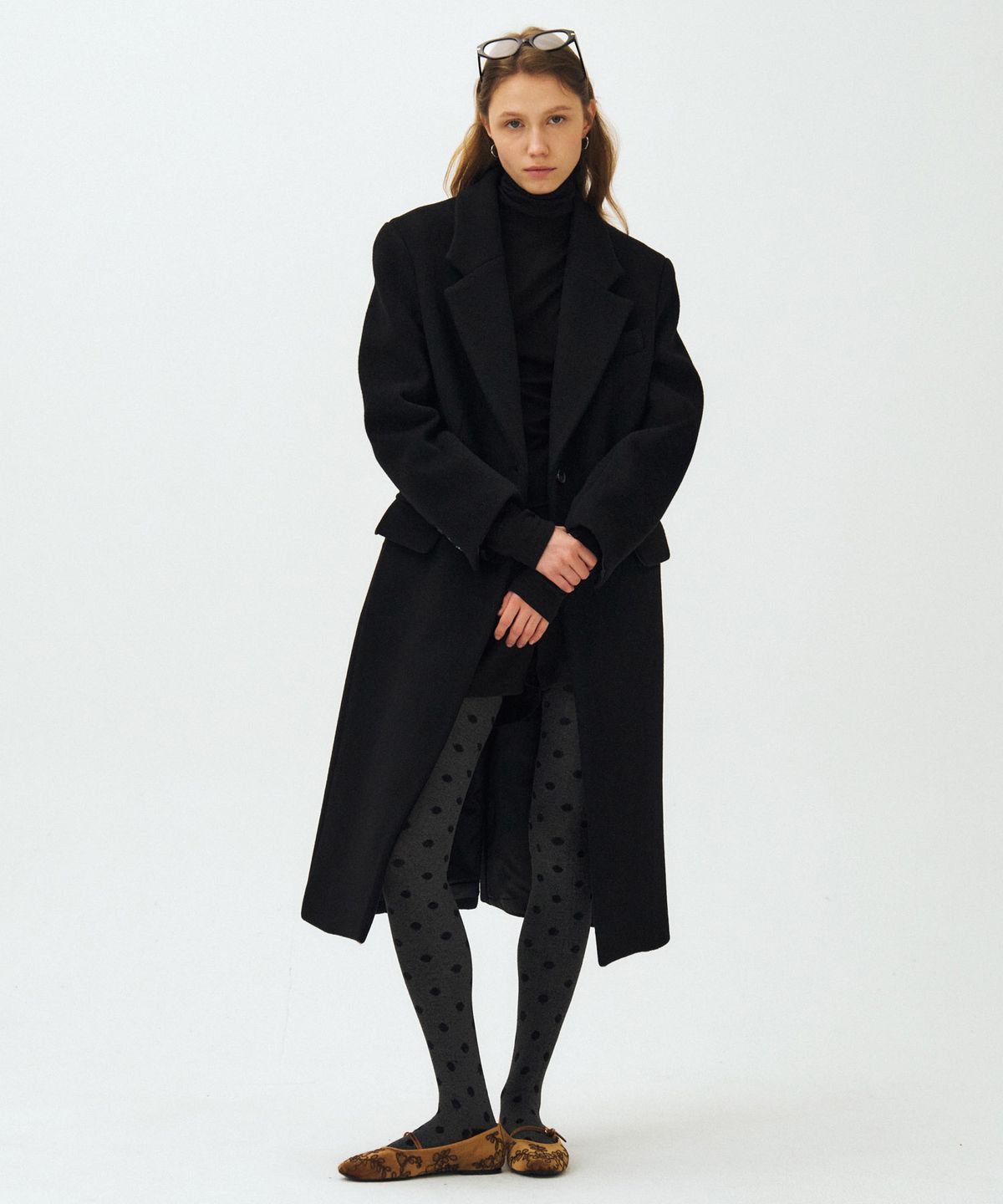마이스(MAIS) TAILORED WOOL SINGLE COAT / BLACK