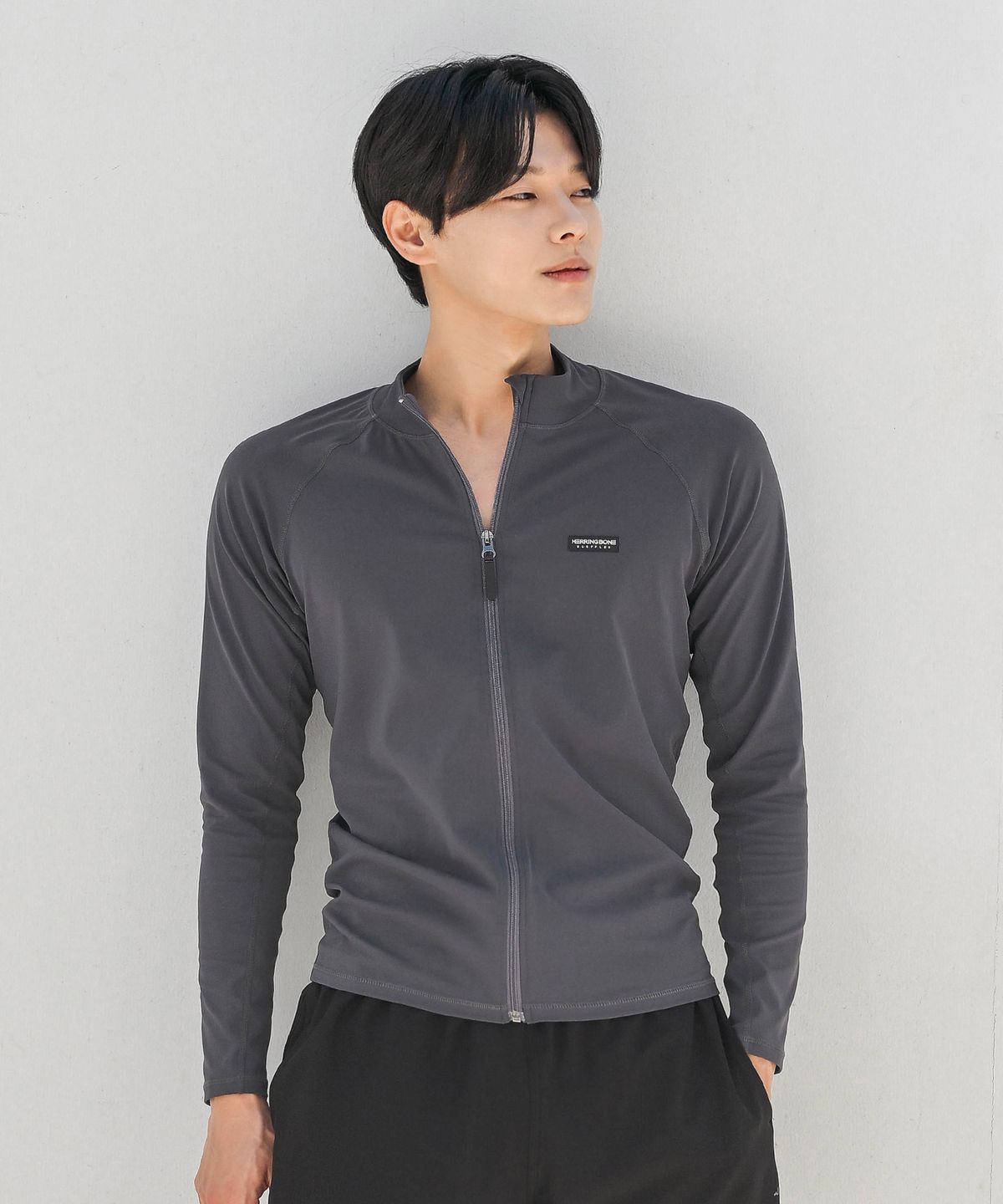 헤링본(HERRINGBONE) 하이브 남자 액티비티 래쉬가드 집업 (3color) / RF338M