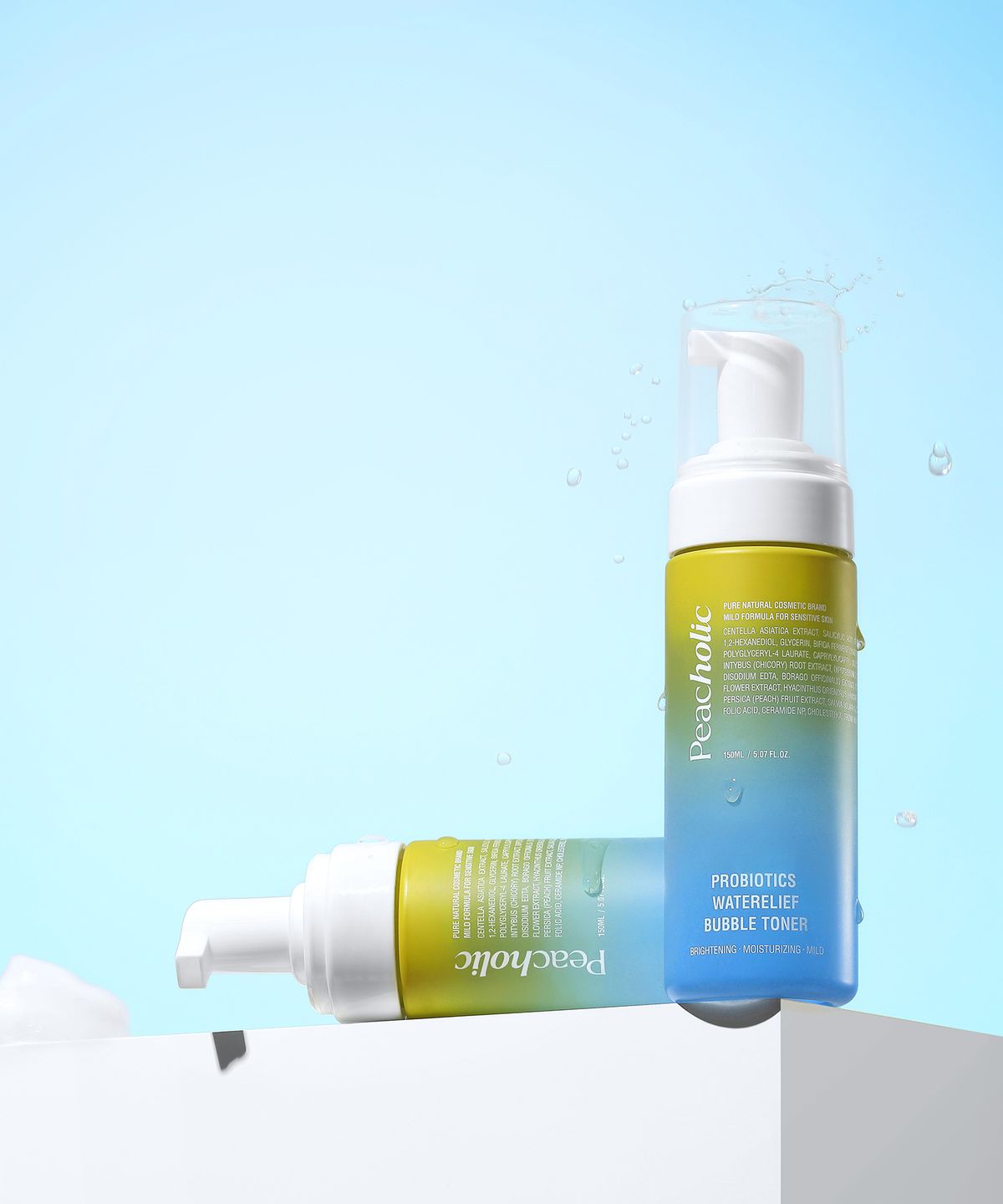 피치홀릭(PEACHOLIC) 프로바이오틱스 워터릴리프 버블 토너 200ml