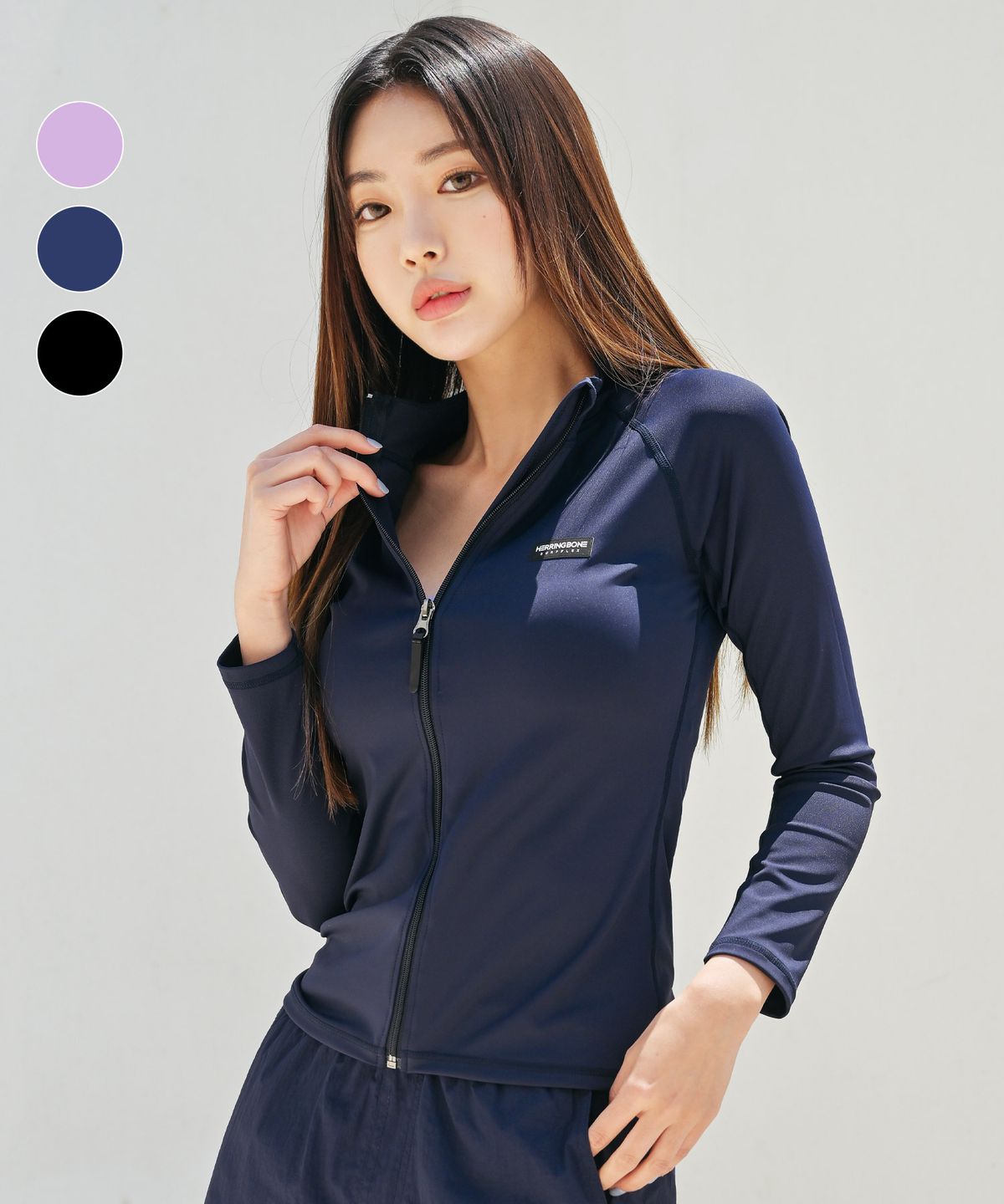 헤링본(HERRINGBONE) 하이브 여성 액티비티 래쉬가드 집업 (3color) / RF338W