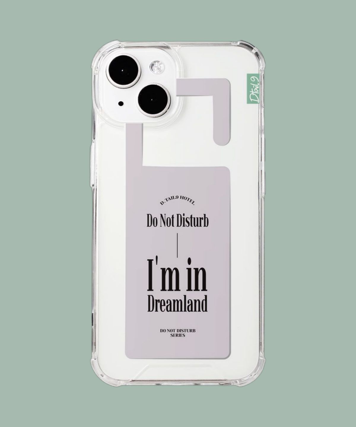 디테일나인(DTAIL9) 아이폰 케이스 [Door Sign] ver.2 Do Not Disturb, Im in Dreamland