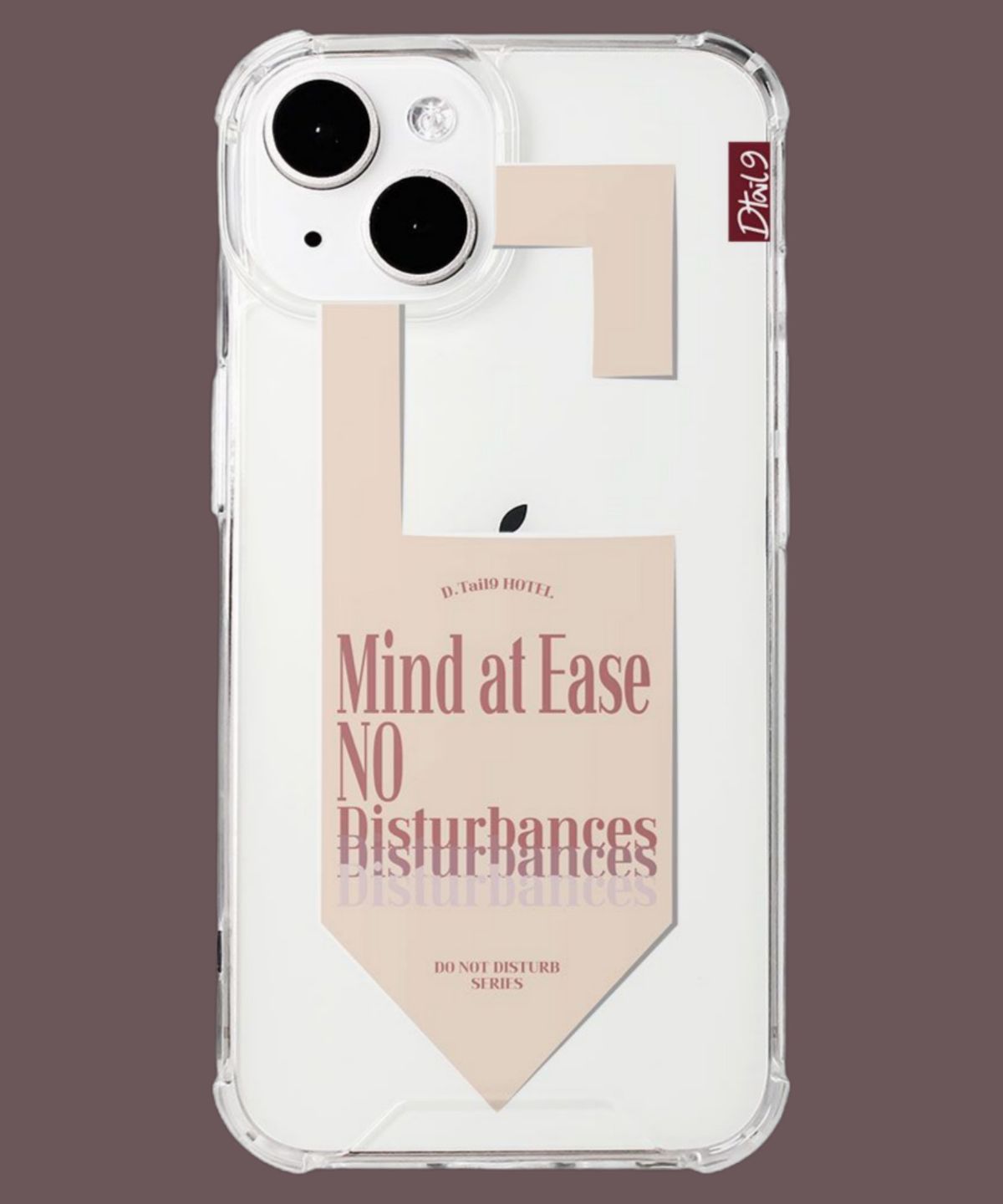 디테일나인(DTAIL9) 아이폰 케이스 [Door Sign] ver.5 Mind at Ease, No Disturbances