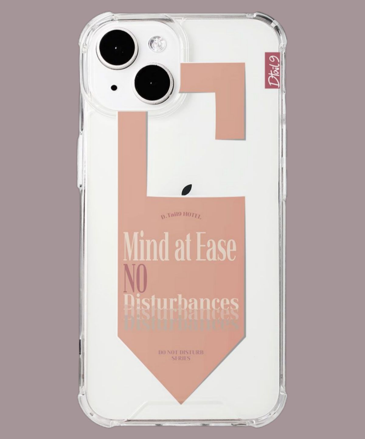 디테일나인(DTAIL9) 아이폰 케이스 [Door Sign] ver.5 Mind at Ease, No Disturbances