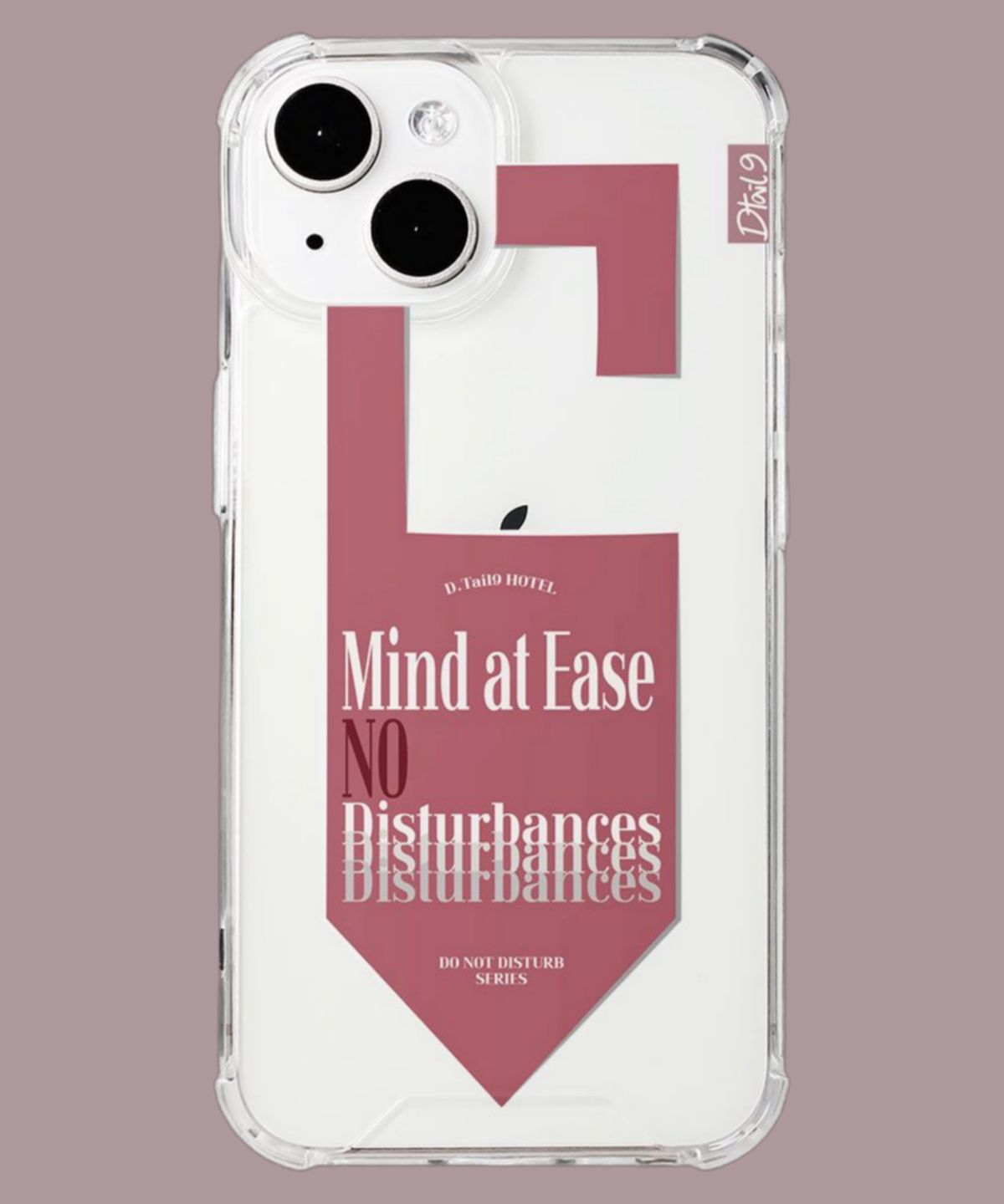 디테일나인(DTAIL9) 아이폰 케이스 [Door Sign] ver.5 Mind at Ease, No Disturbances