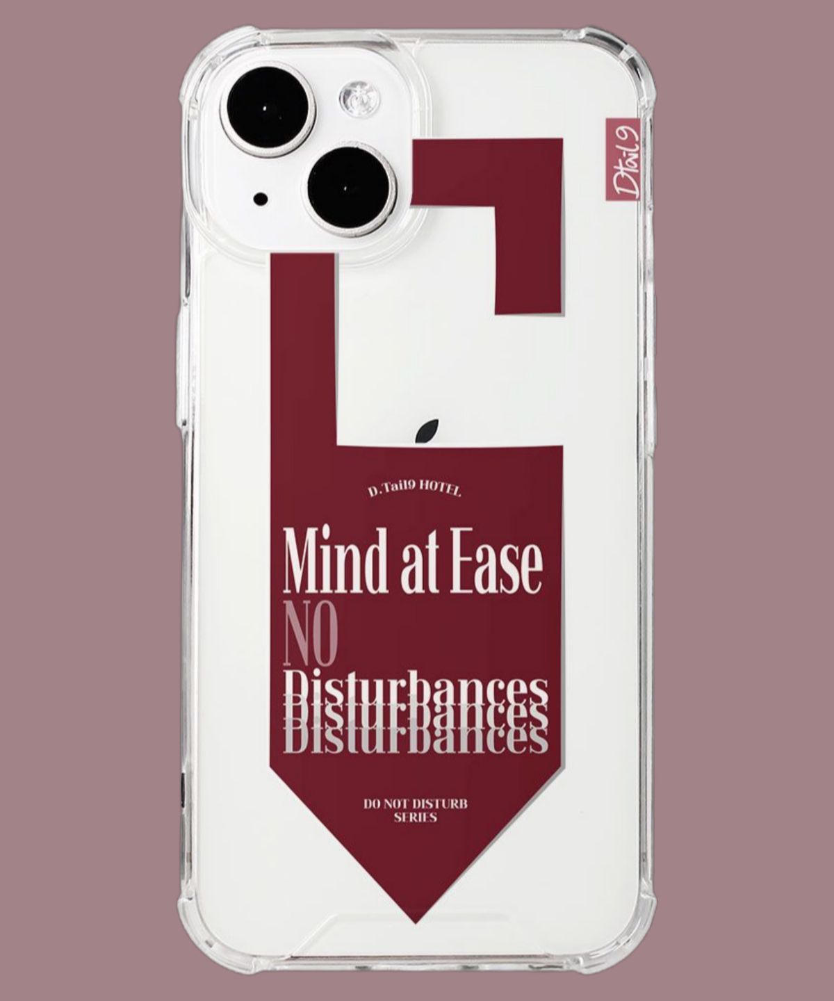 디테일나인(DTAIL9) 아이폰 케이스 [Door Sign] ver.5 Mind at Ease, No Disturbances