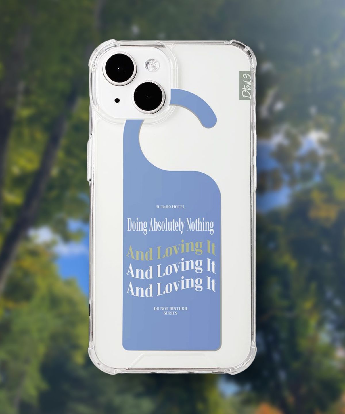 디테일나인(DTAIL9) 아이폰 케이스 [Door Sign] ver.7 Doing Absolutely Nothing–And Loving It