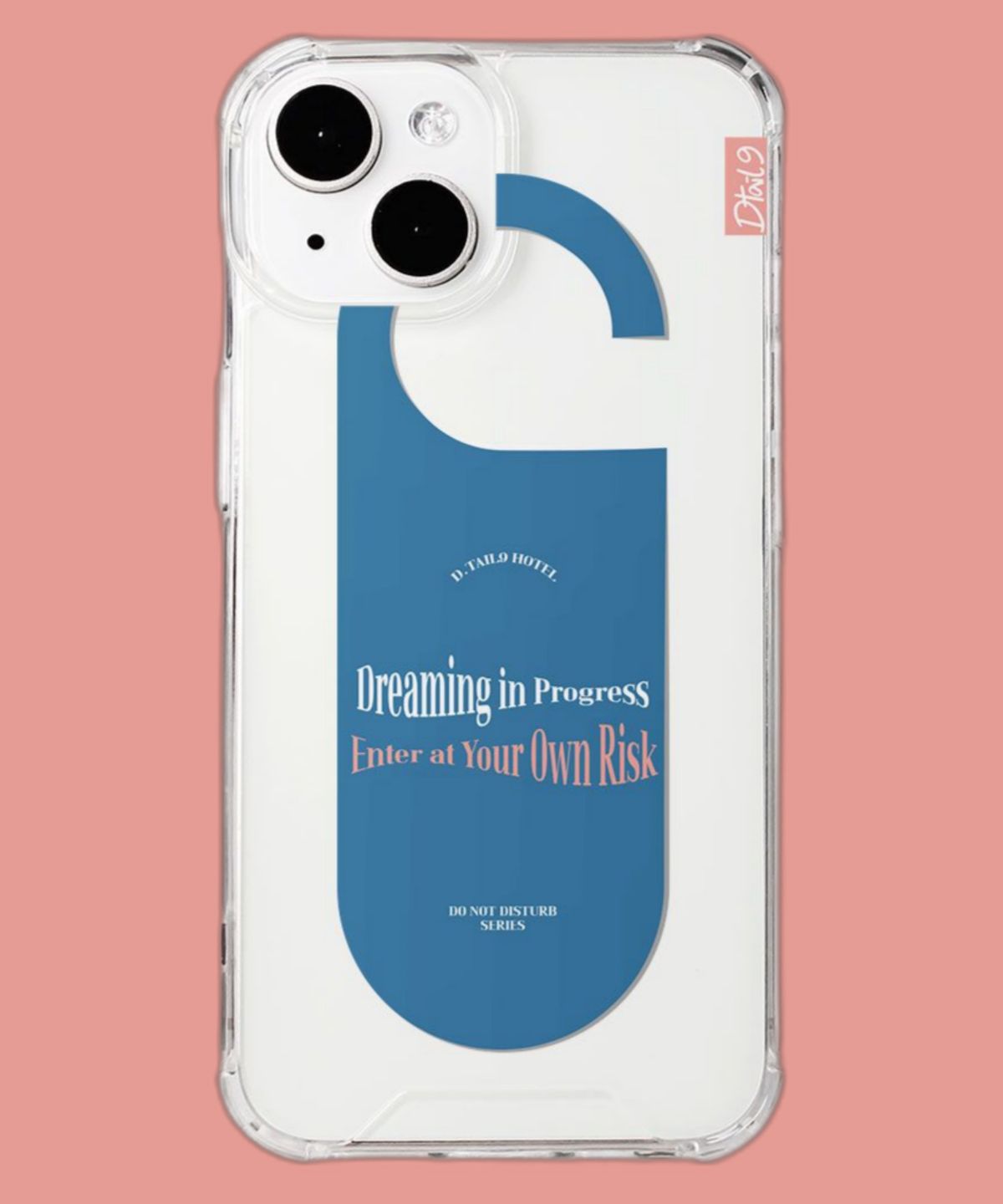 디테일나인(DTAIL9) 아이폰 케이스 [Door Sign] ver.9 Dreaming in Progress, Enter at Your Own Risk