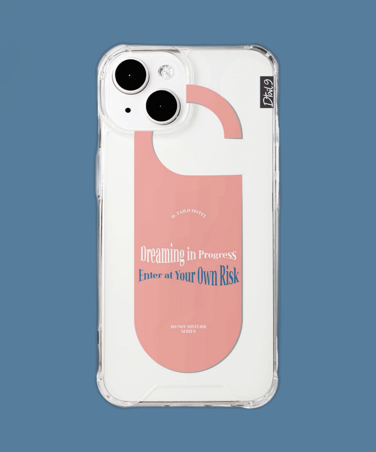 디테일나인(DTAIL9) 아이폰 케이스 [Door Sign] ver.9 Dreaming in Progress, Enter at Your Own Risk