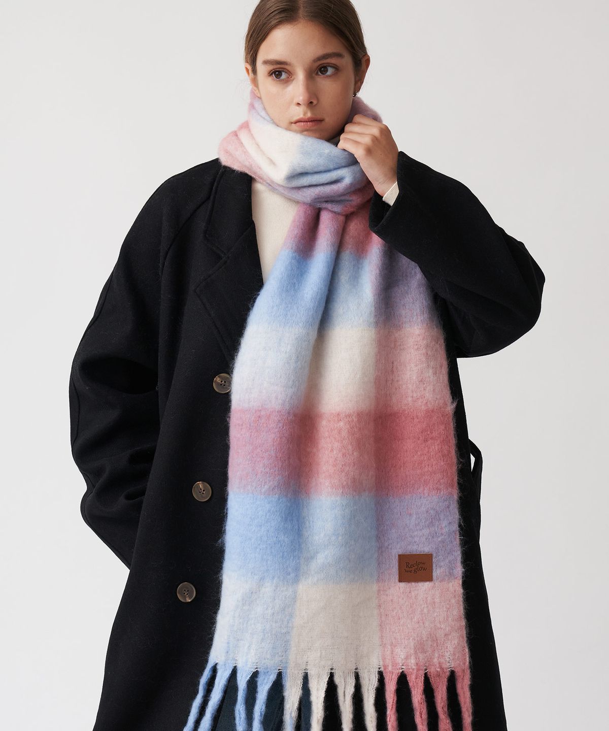 리끌로우(RECLOW) RC [2PACK] SNOW CHECK 머플러 6 COLOR