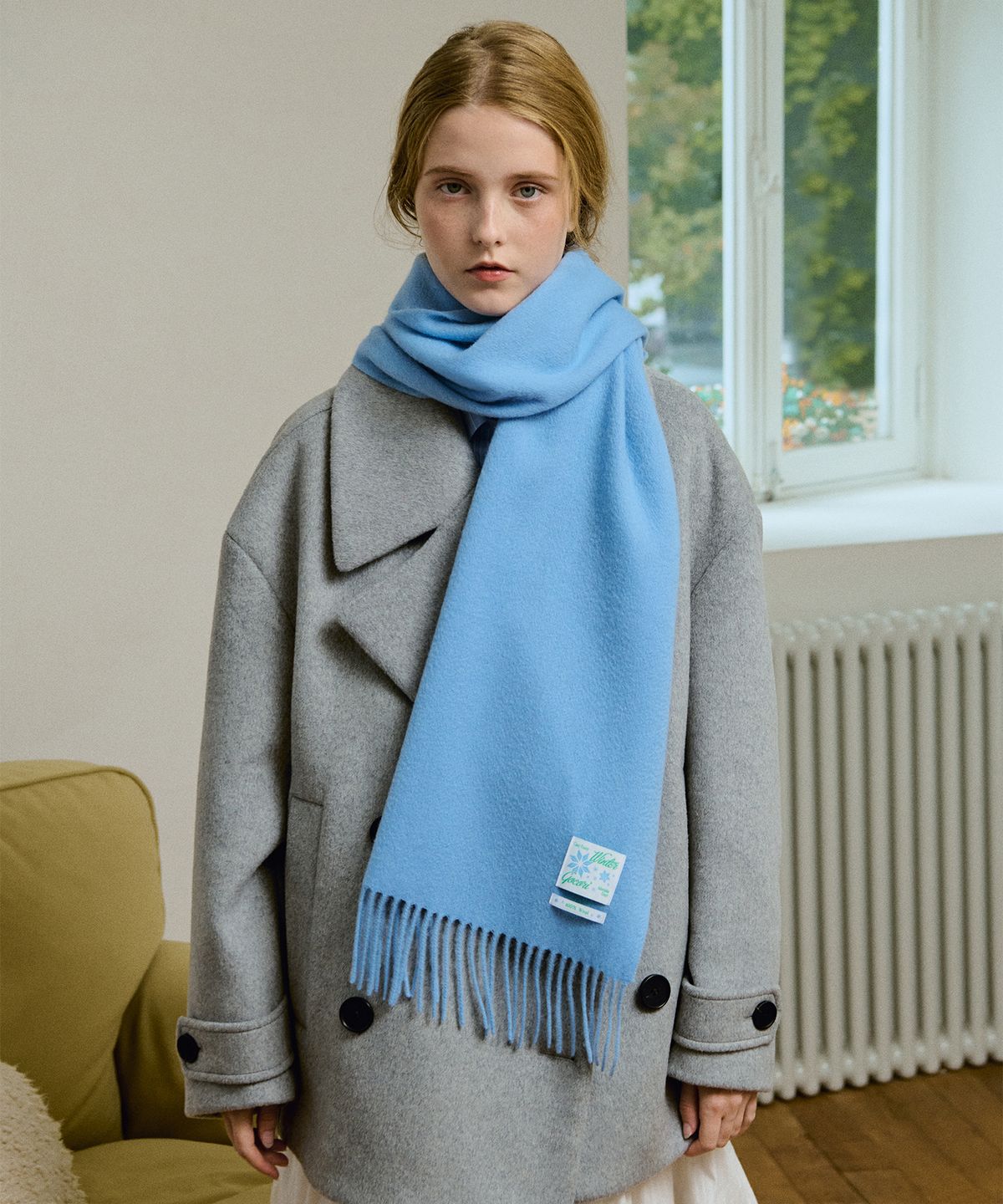 고코리(GOCORI) Snowflake Wool Muffler - 4colors 울 머플러