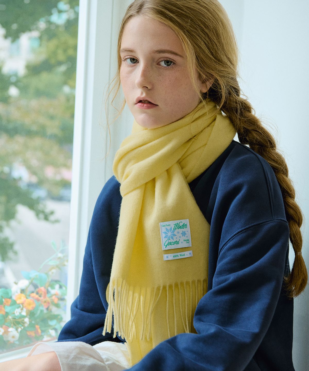 고코리(GOCORI) Snowflake Wool Muffler - 4colors 울 머플러
