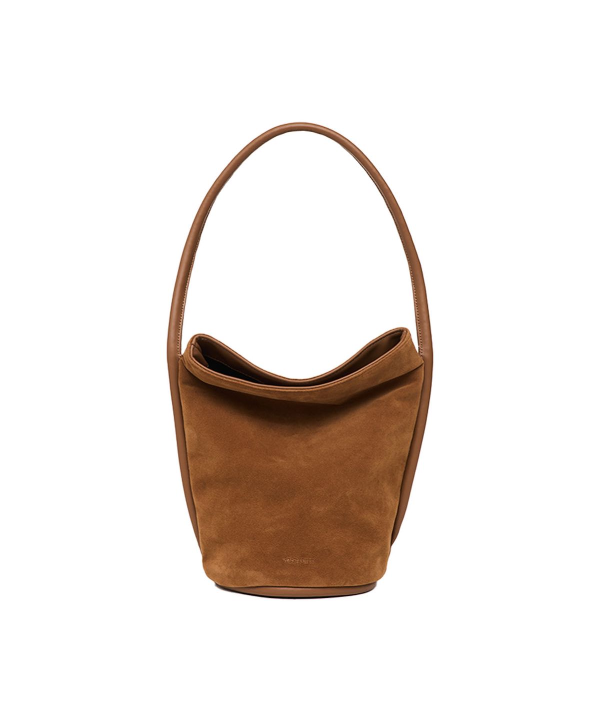 여밈(YEOMIM) beaker bag (suede camel)