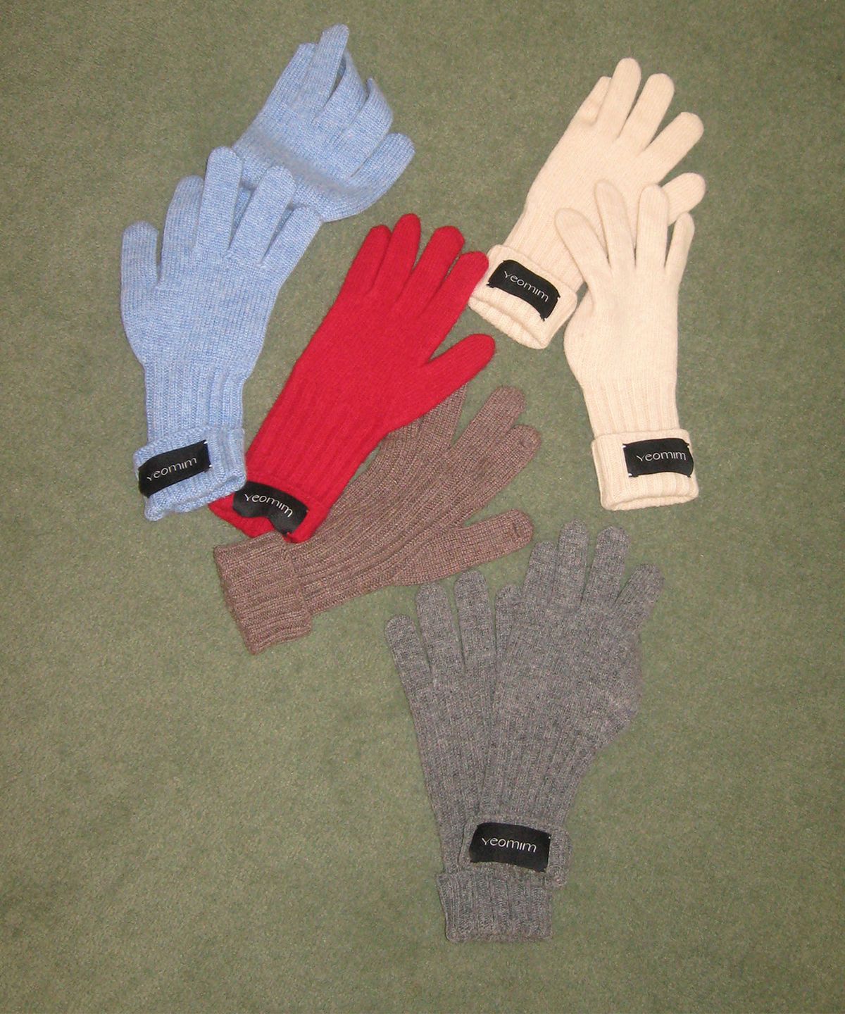 여밈(YEOMIM) finger hole cashmere gloves (5colors)