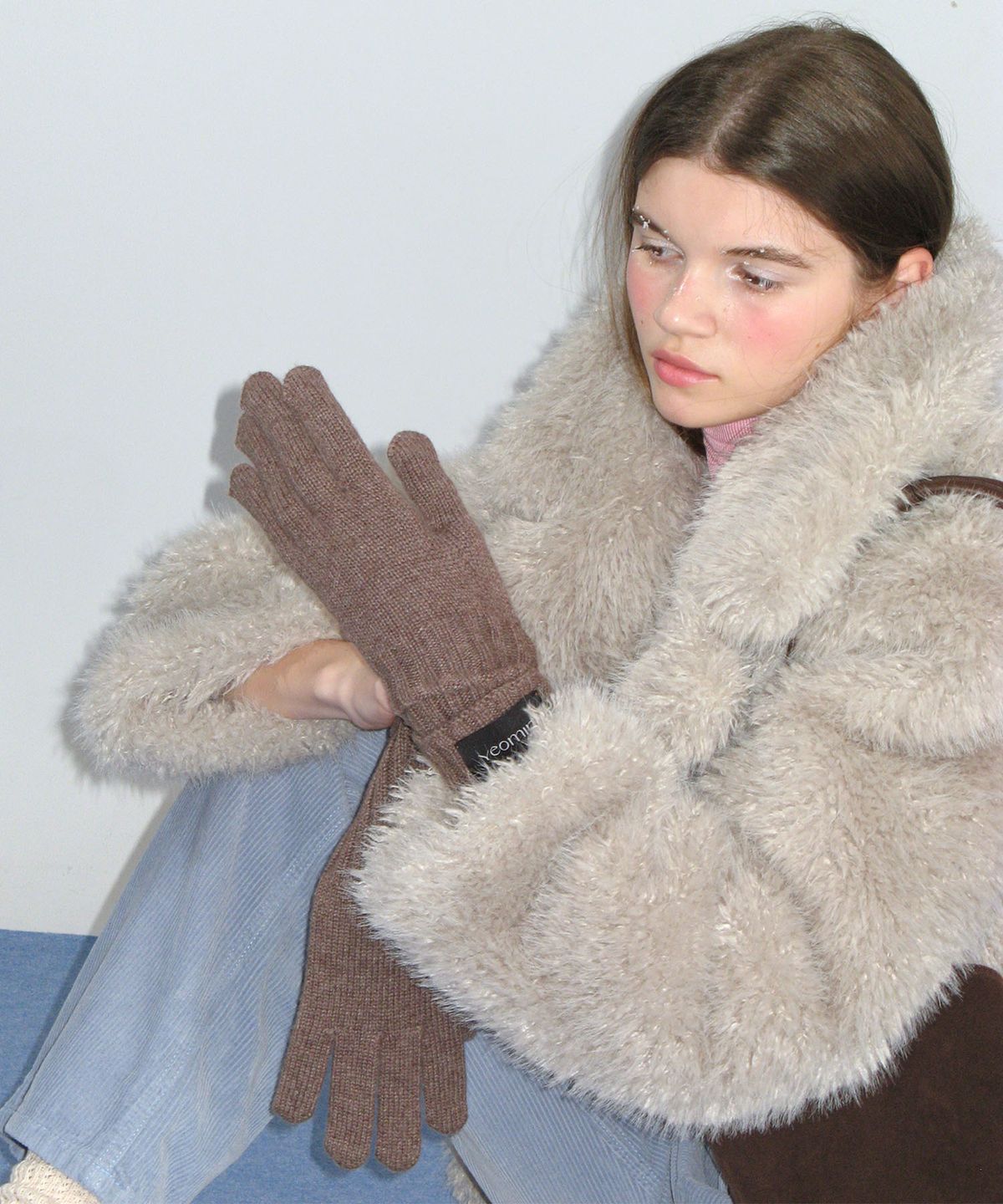 여밈(YEOMIM) finger hole cashmere gloves (5colors)