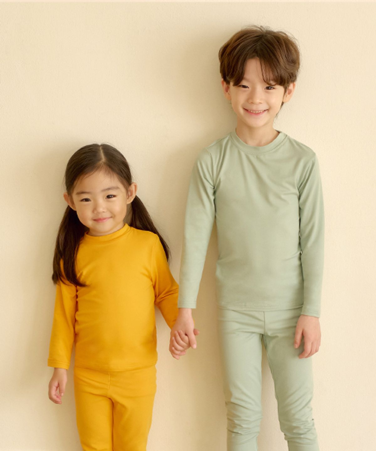 마른파이브(MARN5) 히트터치 키즈 보온 발열내의 상하세트_6colors