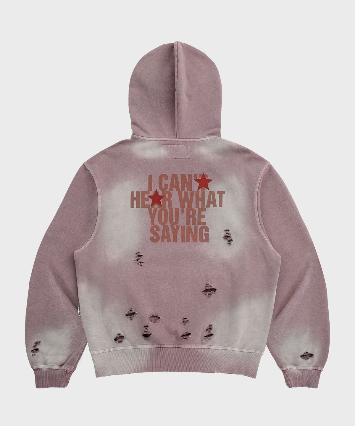 더바이닐하우스(THEVINYLHOUSE) DYING STAR HOODIE PINK