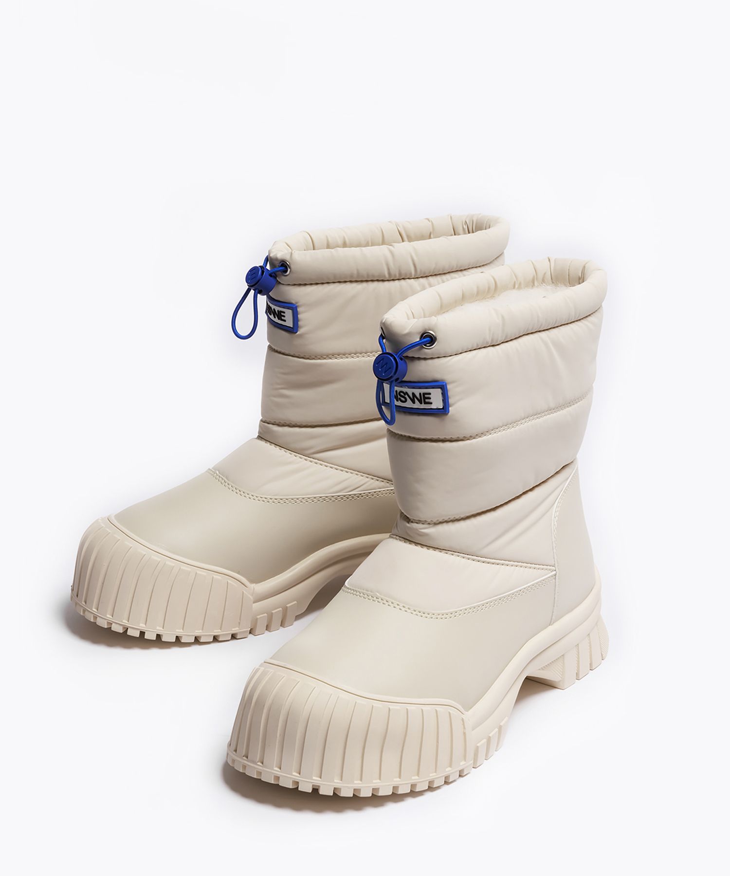 MUSINSA公式 | NSWE LUND padded middle boots 7CM-NSW606 (3color)