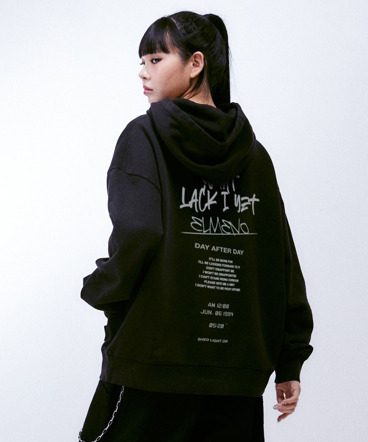 엘리메노(ELIMENO) EL 스트리트 피그먼트 후드티셔츠 2Color