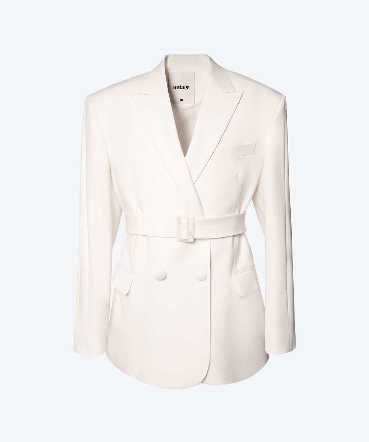 언티지(UNTAGE) 울 턱시도 자켓[White(UNISEX)]_UTH-FB09