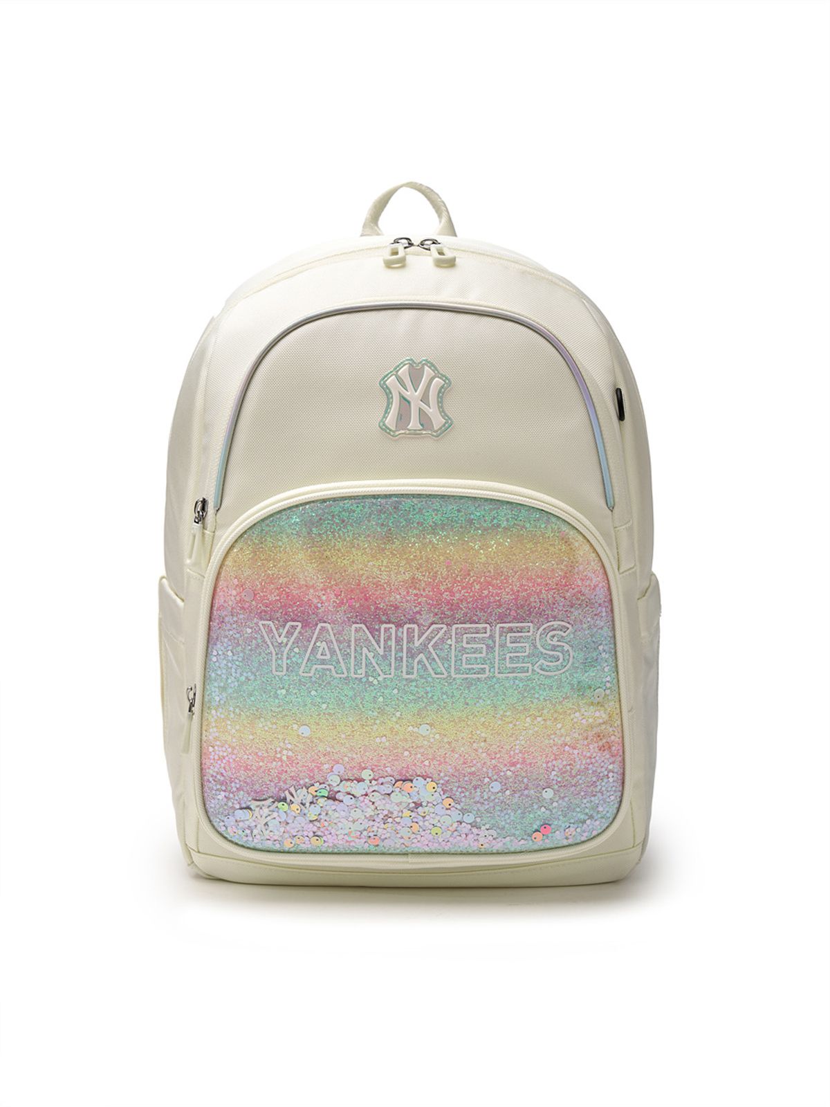 엠엘비 키즈(MLB KIDS) 샤이니 책가방 세트 NY (Cream)