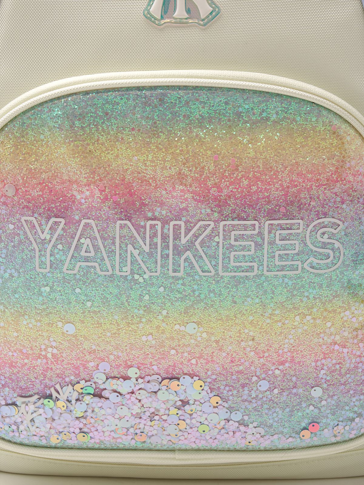 엠엘비 키즈(MLB KIDS) 샤이니 책가방 세트 NY (Cream)