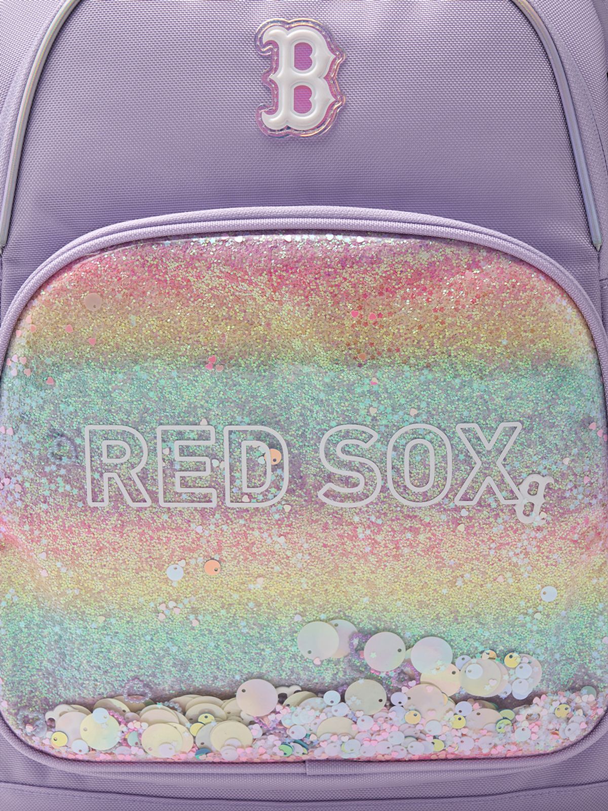 엠엘비 키즈(MLB KIDS) 샤이니 책가방 세트 BOS (L.Lavender)