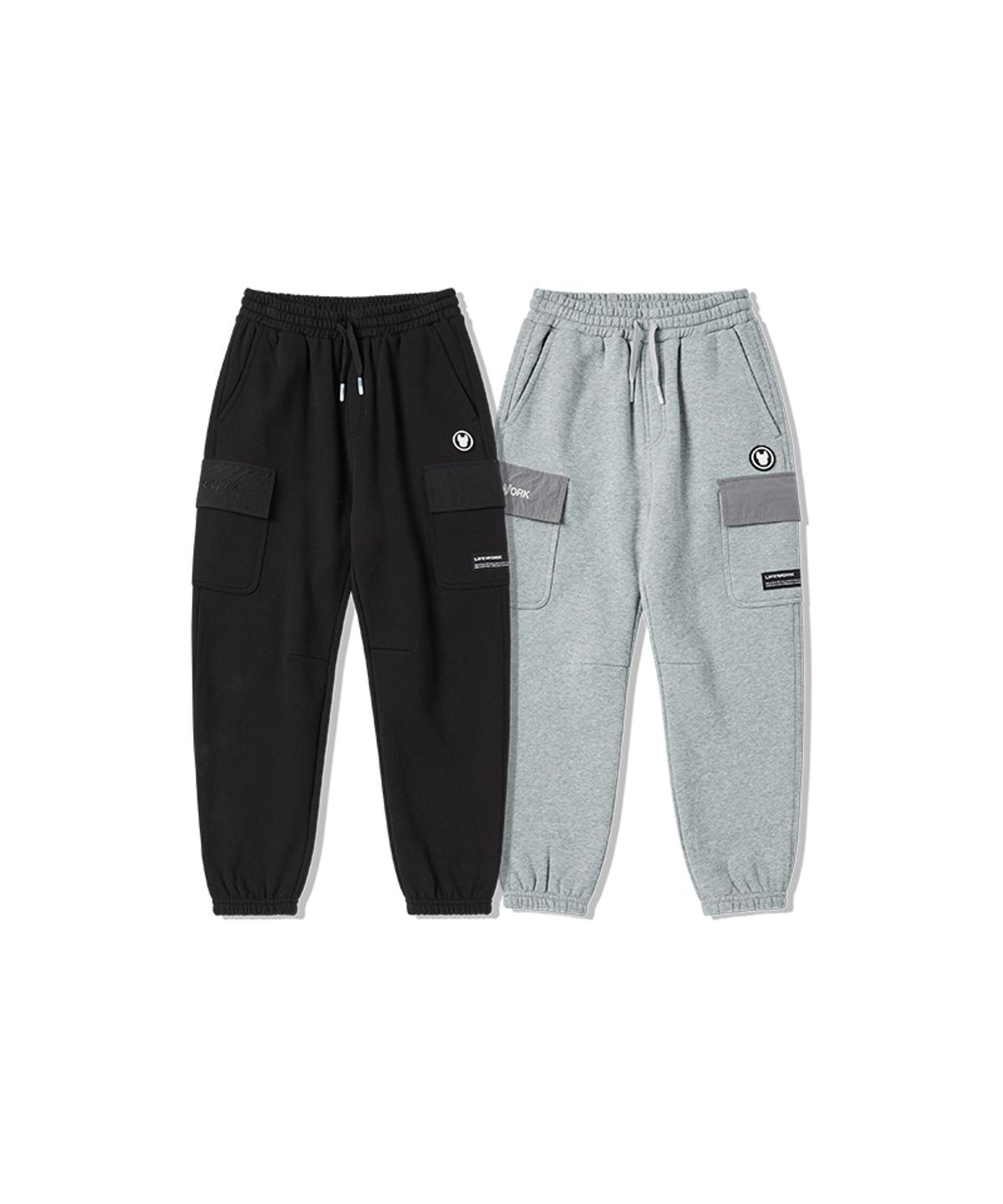 라이프워크 키즈(LIFEWORK KIDS) 키즈) 코인와펜 카고 기모 조거 팬츠