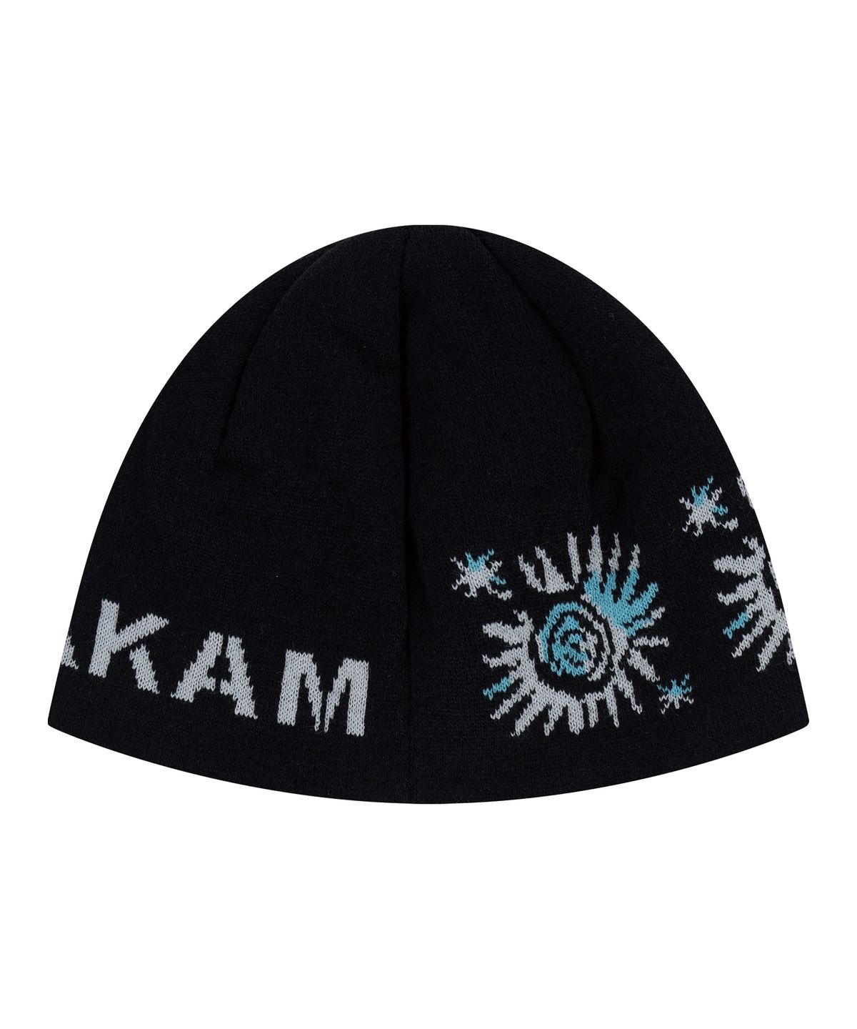 아캄(AAKAM) Small Sun Jacquard Beanie (Black)
