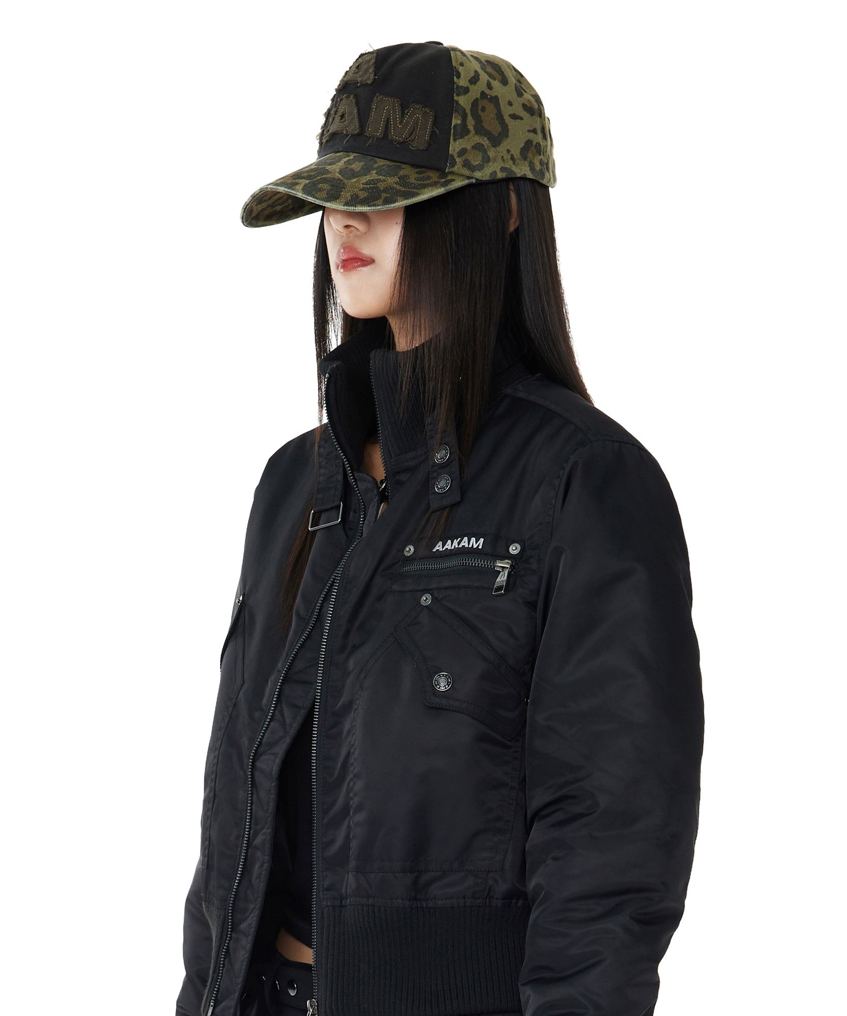 ★早期完売★AAKAM★Leopard Patch Cotton Ball Cap★日本未入荷 AAKAM】Leopard Patch Cotton Ball Cap | OUR BRAND,AAKAM