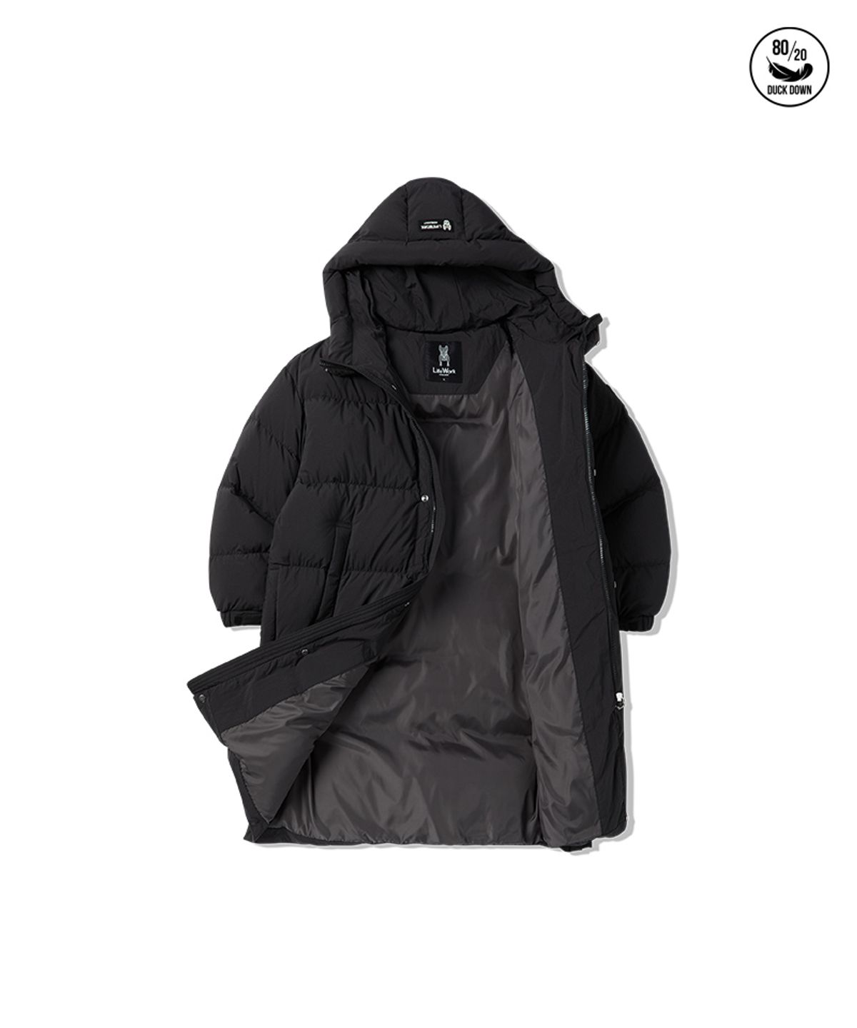 라이프워크 키즈(LIFEWORK KIDS) 키즈) 베이직 후드 롱 다운 점퍼