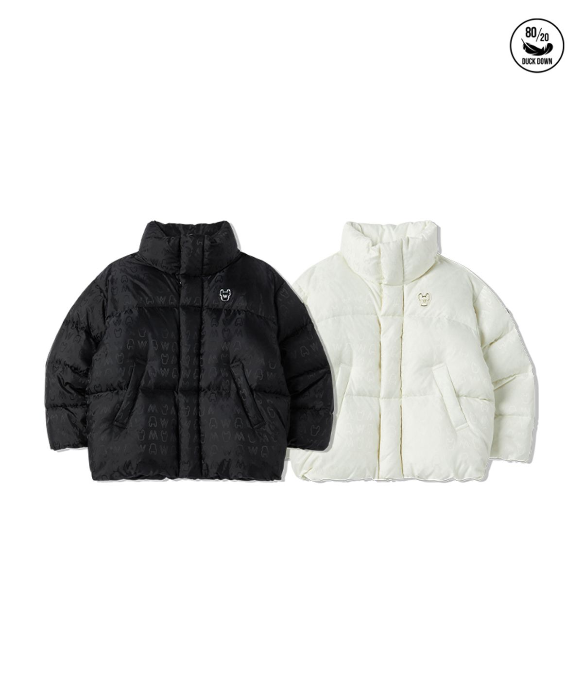 라이프워크 키즈(LIFEWORK KIDS) 키즈) 뉴 스탬프그램 숏 다운 점퍼