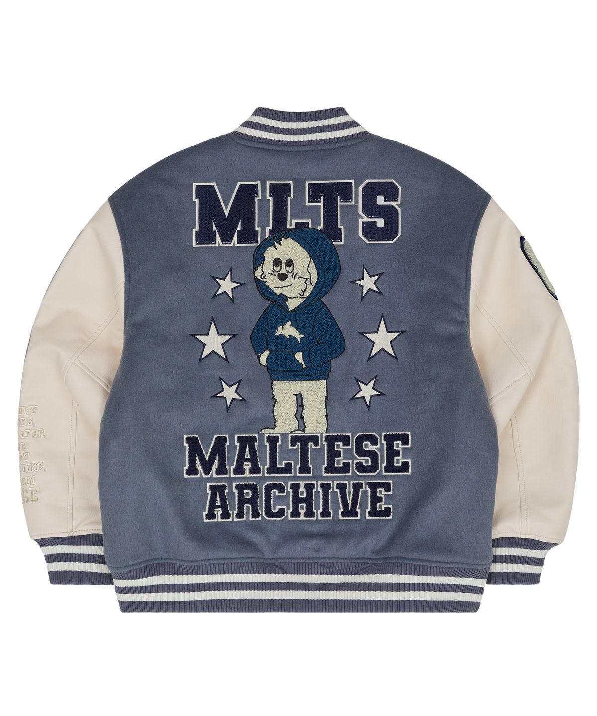 와이케이(WAIKEI) MLTS 바시티 자켓 스카이블루