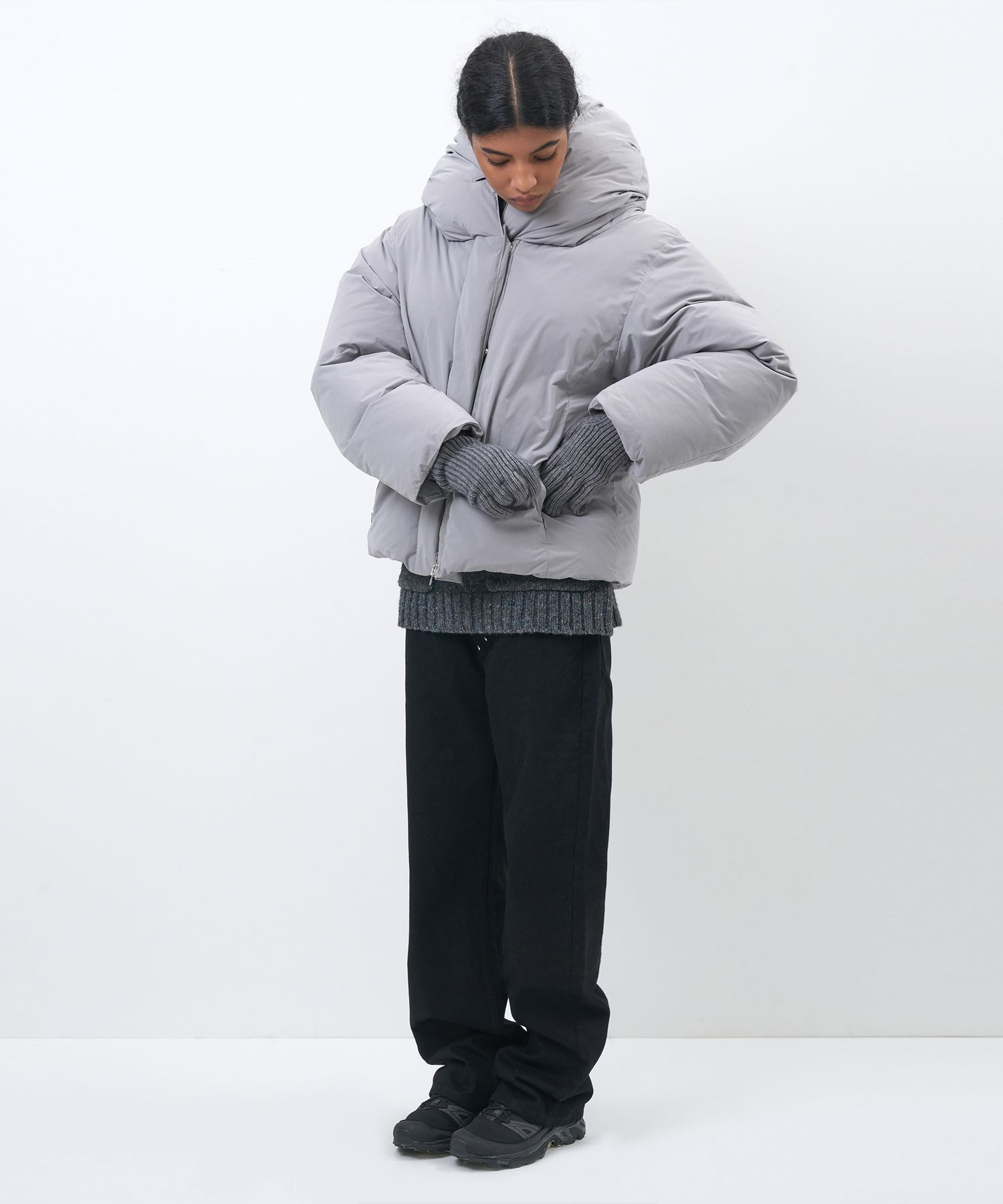 MUSINSA | PARTIMENTO WOMEN 3M Thinsulate Wide Shawl Collar