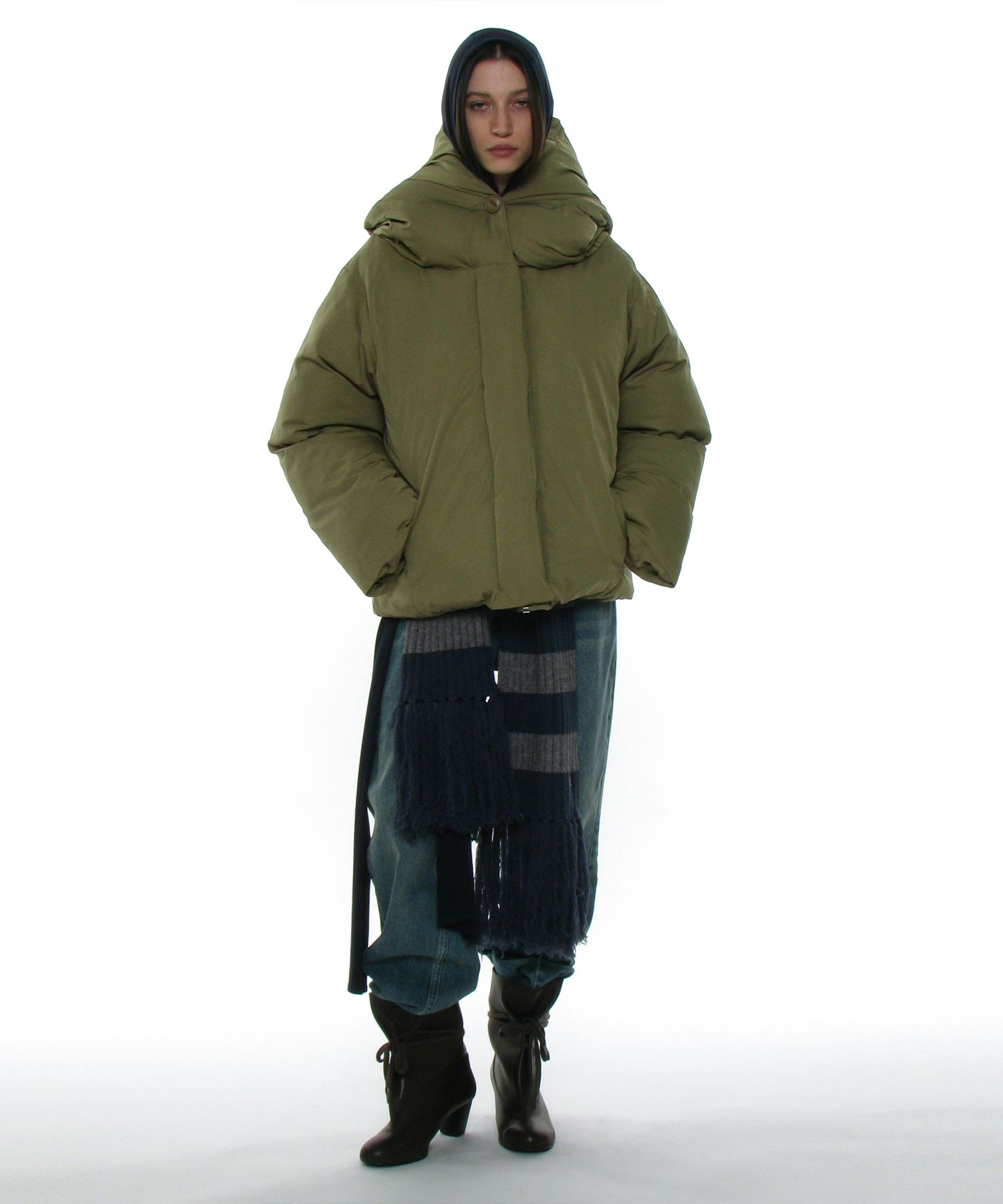 ★PARTIMENTO★ 3M Thinsulate Wide Shawl Collar Parka Light K MUSINSA | PARTIMENTO WOMEN 3M Thinsulate Wide Shawl Collar