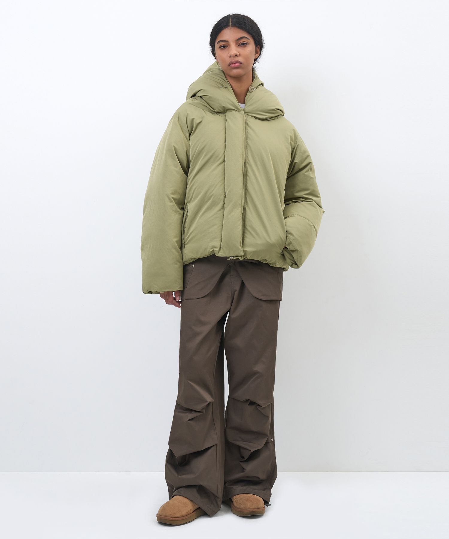 MUSINSA | PARTIMENTO WOMEN 3M Thinsulate Wide Shawl Collar